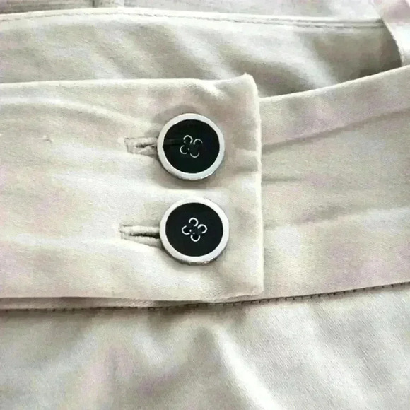 Silky Wide Leg Off-White Cotton Pant Size 14 EUC - Picture 4 of 11